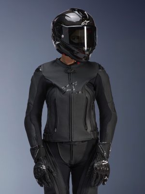 Women Stella GP Plus V4 Leather Jacket